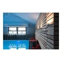 SLV Outdoor LED Wandleuchte PEMA® WL, IP54 IK05, gerade, flach, 7.7W 3000K 640lm 110°, schaltbar, weiß