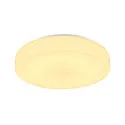 SLV LED Wall and Ceiling luminaire LIPSY 40 Drum, IP44, 3000/4000K, Ø 35cm, 18W, white