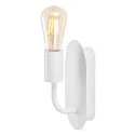 Wandleuchte FITU WL, E27 max. 24W, Weiß