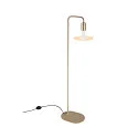 SLV Stehleuchte FITU FL, E27, mit Fußtrittschalter, Soft Gold