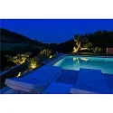 Outdoor LED Erdspieß-Leuchte LED SPIKE, IP55 IK06, 6W 3000K 400lm 40°, mit IP-Steckerkabel, neigbar, anthrazit