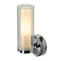 Wandleuchte WL 105 Badleuchte/Spiegelleuchte, Doppelglas, 1x E14, IP44, chrom