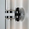 SLV Wandleuchte WL 106 Badleuchte/Spiegelleuchte, Doppelglas, 2xE14, IP44, chrom