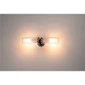 SLV Wandleuchte WL 106 Badleuchte/Spiegelleuchte, Doppelglas, 2xE14, IP44, chrom