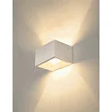 SLV Wandleuchte PLASTRA QT-DE12 WL Gipsleuchte, R7s 118mm, weiß