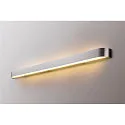 SLV LED Wandleuchte ARLINA 130 WL Bad-/Spiegelleuchte, 28W, 3000K, 2400lm, IP20, alu