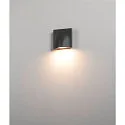 SLV LED Outdoor Wandleuchte VILUA I WL, IP54, 16W 3000K 405lm 100°, Anthrazit