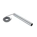 Pendant luminaire FITU PD, 500cm pendulum, E27 max. 60W, brushed aluminum