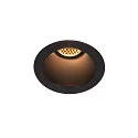 SLV LED Deckeneinbauleuchte HORN MAGNA, 7.7W 3000K,, 415lm 25°, Schwarz