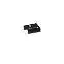 Zubehör für 3-Phasen Aufbau-Stromschiene S-TRACK - Pendelclip für Schienen, mechanisch, ohne Abhängung, schwarz