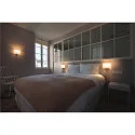 SLV LED Wandleuchte KENKUA SPOT LED, E27, 40W, 25°, 3000K, 200lm, chrom, Glas milchig