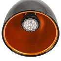 3-Phasen-Strahler PARA CONE 14, GU10 QPAR51 max. 25W, inkl. Adapter, Schwarz / innen Gold