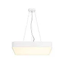 SLV LED Ceiling luminaire MEDO 60 SQUARE DALI LED, 39W, 105°, 3000K, 3300lm, white