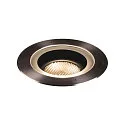 LED Bodeneinbauleuchte DASAR® 270 LED Außenleuchte, rund, symmetrische Abstrahlung, 30W, IP65/IP67, schwarz, Edelstahl, 3000K