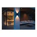 SLV LED Außenwandleuchte MANA OUT, 12W, 60°, 3000K, 325lm, IP65, dimmbar, anthrazit