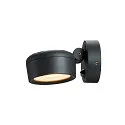 SLV LED Außenstrahler ESKINA SPOT SENSOR CCT, IP54 IK02, 14.5W 3000/4000K 95°, verstellbar, dimmbar, anthrazit, mit Sensor