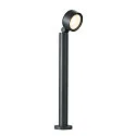 SLV Outdoor LED Stehleuchte ESKINA 80 POLE CCT, IP65 IK02, 14.5W 3000/4000K 95°, drehbar + neigbar, dimmbar, anthrazit