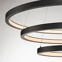 LED Pendant luminaire ONE TRIO DALI LED, 65W, 3000/4000K, 3900/4200lm, black