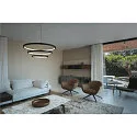 LED Pendant luminaire ONE TRIO DALI LED, 65W, 3000/4000K, 3900/4200lm, black