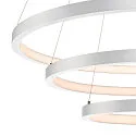 SLV LED Pendelleuchte ONE TRIPLE DALI, 65W 3000/4000K 3900/4200lm, DALI dimmbar, Weiß