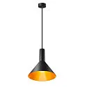 SLV Pendelleuchte PHELIA 275, E27, schwarz/gold