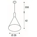 Pendelleuchte PHELIA 280, E27
