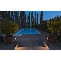 SLV Outdoor LED Stehleuchte FLATT POLE, IP65 IK03, eckig, 65cm, 10W 3000/4000K (CCT Switch), offenes Kabelende, anthrazit