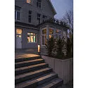 SLV LED Outdoor luminaire FLATT POLE LED Floor lamp, 9,7W, 3000/4000K, 400lm, IP65, 65cm, anthracite/brown