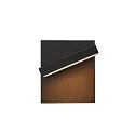 SLV LED Außenwandleuchte ABRIDOR, IP55 IK03, 12W 3000/4000K (CCT Switch) 980lm, schwenkbar, Anthrazit