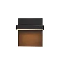 SLV LED Außenwandleuchte ABRIDOR, IP55 IK03, 12W 3000/4000K (CCT Switch) 980lm, schwenkbar, Anthrazit