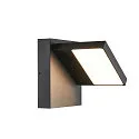 SLV LED Außenwandleuchte ABRIDOR, IP55 IK03, 12W 3000/4000K (CCT Switch) 980lm, schwenkbar, Anthrazit