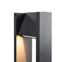 SLV LED Standleuchte / Wegeleuchte QUAD POLE, IP65 IK02, 18W 3000K 1550lm 100°, schwenkbar 180°, schaltbar, anthrazit