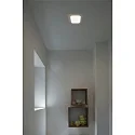 LED Ceiling recessed luminaire SENSER 12 LED, square, 440lm, IP20, white, 3000K