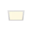 LED Deckeneinbauleuchte SENSER 24 DL, eckig, 12,5, 1200lm, IP20, weiß, 3000K