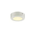 SLV LED Wall / Ceiling luminaire SENSER 12 CW, round, IP20, white, 8,2W, 3000K, 480lm