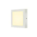 SLV LED Wand-/Deckenleuchte SENSER 18 CW, eckig, 880lm, IP20, weiß, 12W 3000K