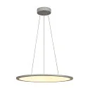 LED Pendelleuchte PANEL 60 DALI LED, rund, 42W, 110°, 3000K, 3150lm, grau
