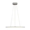 SLV LED Pendelleuchte PANEL 60 DALI LED, rund, 42W, 110°, 3000K, 3150lm, grau