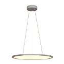 LED Pendelleuchte PANEL 60 DALI LED, rund, 42W, 110°, 4000K, 3350lm, grau