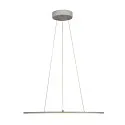SLV LED Pendelleuchte PANEL 60 DALI LED, rund, 42W, 110°, 4000K, 3350lm, grau
