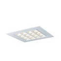 SLV LED Ceiling recessed luminaire LED PAVONO 600x600, 100°, UGR 16, white, 4000K, 3350lm