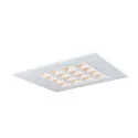 LED Deckeneinbauleuchte LED PAVONO 620x620, 100°, UGR 16, weiß, 3000K, 3200lm