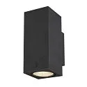 SLV Premium-LED Outdoor Wall luminaire ENOLA SQUARE UP/DOWN CCT, IP65 IK02, M-size, 19W 3000 / 4000K 1480 / 1680lm 38°, CRi>90