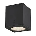 SLV Premium-LED Outdoor Ceiling luminaire ENOLA SQUARE CCT, IP65 IK02, M-size, 10W 3000 / 4000K 700 / 800lm 38°, CRi>90, anthracite