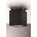 SLV Premium-LED Outdoor Ceiling luminaire ENOLA SQUARE CCT, IP65 IK02, M-size, 10W 3000 / 4000K 700 / 800lm 38°, CRi>90, anthracite