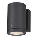 SLV Premium-LED Outdoor Wall luminaire ENOLA ROUND SINGLE CCT, IP65 IK02, M-size, 10W 3000 / 4000K 720 / 820lm 38°, CRi>90