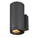LED Außenwandleuchte ENOLA ROUND UP/DOWN CCT, IP65 IK06, CRi >90, anthrazit, Größe M, 20W 3000/4000K 1660/1900lm 2x38°