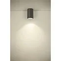 SLV Premium-LED Outdoor Deckenleuchte ENOLA ROUND CCT, IP65 IK02, Größe S, 9W 3000/4000K 510/580lm 38, CRi>90, Anthrazit