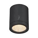 SLV Premium-LED Outdoor Deckenleuchte ENOLA ROUND CCT, IP65 IK02, Größe M, 10W 3000/4000K 700/800lm 38, CRi>90, Anthrazit