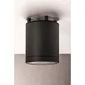 SLV Premium-LED Outdoor Deckenleuchte ENOLA ROUND CCT, IP65 IK02, Größe M, 10W 3000/4000K 700/800lm 38, CRi>90, Anthrazit